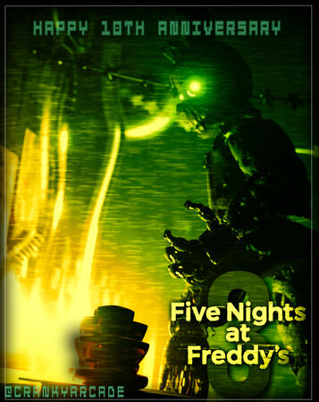Springtrap Anniversary Poster | Five Nights at Freddy's